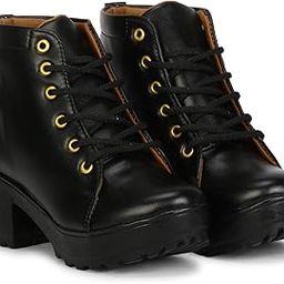 krafter Brown Women's Classic Boots-UK-6-HP-1599-Black-39-picture-0