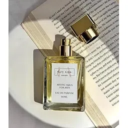 Mystic Aqua Eau de Parfum for Men, 50ml, with Grapefruit, Mint and Woody Notes, Premium Fragrance with Gold Spray Cap-image-33