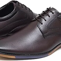 pisces by aramish Men's Genuine Leather Lace Up Office Formal Shoes-picture-22