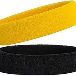 r lon R-LON Workout Headband for Women & Men - Moisture Wicking & Non-Slip Exercise Hairband or Sports Sweatband -Ideal for All Sports Like Tennis, TT, Badminton, Running and Yoga (2 PC) A6-picture-58