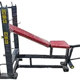 BODY MAXX Heavy Duty 4X2 Pipe Structure 6 in 1 Decline Weight Exercise Bench for Home Gym - (ASSORTED COLOUR) Weight Limit: 250 to 300 Kg-picture-11