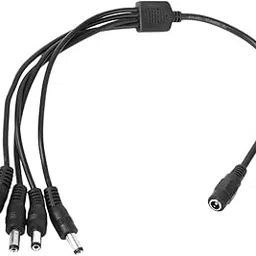 MagiDeal 1 Female to 4 Male Power Splitter for CCTV Security Camera 5.5x2.1mm-picture-16