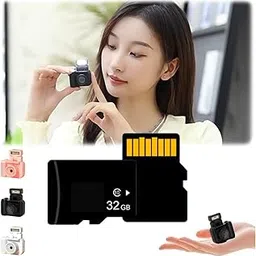 Retro Snap Camera, Miniretroflex Nostalgic Camera, Tiny Nostalgic Camera, Mini Camera Keychain, Mini Vintage Keychain Camera, 1080P Hd Mini Camera with LED Flash Light (32GB Memory Card)-picture-29