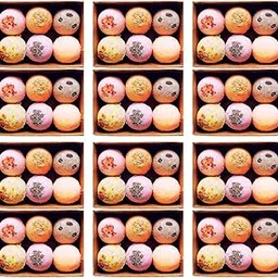 Aaranyam Bath Bombs Gift Set, 24 Pieces, Rose Petals and Lavender with Pink Salt, 75g Each (Pack of 12)-picture-34