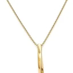 Gold-Plated Bar Pendant With Chain for Men & Boys | Stainless Steel | Waterproof Long Necklace Fancy & Stylish | Men's Jewellery | Aesthetic Jewellery | Accessories for Everyday Wear-image-11