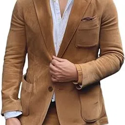 urbanhides Monarch Thread Luxury Vintage Soft Suede Mens Leather Blazer | Men's Leather Blazers, Camel Leathers Blazer, Suede Blazers, Regular Fit, Three Pockets-picture-37