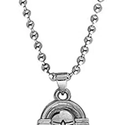 sullery Lord Shiv Mahadev Shiv Ling Locket Silver Stainless Steel Religious Spiritual Jewellery Pendant Necklace Chain for Men and Women-picture-14
