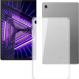 M.G.R.J® Soft TPU Transparent Back Case Cover for Lenovo Tab M10 HD (2nd Gen) (TB-X306F / X306X) (10.1" inch)-picture-27