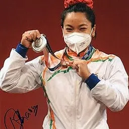 8x10 Inches Original Autographed Photo of Indian Weightlifter Saikhom Mirabai Chanu-picture-29