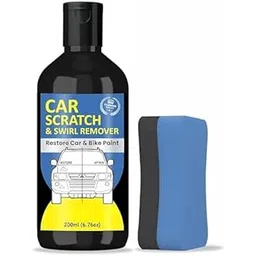 Car Scratch Remover Swirl Polish – 200ml | Paint Restoration Compound with Foam Applicator | Removes Scratches, Swirls, Oxidation | Car & Bike Detailing Polish-picture-10