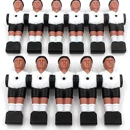 bnf® 11x Tabletop Foosball Men Football Player for Enthusiasts Toys Football Game Black Hair and White | Indoor Games | Foosball-picture-31