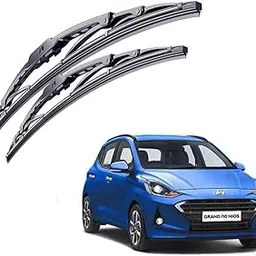 Selifaur - 2Pcs (D 24 x P 16 Inch) Metal Frame High Performance Replacement Car Wiper Blade for I10 Grand Nios-picture-22