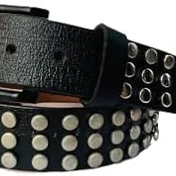 r richwings RichWings Genuine Leather studded belt for men-picture-44