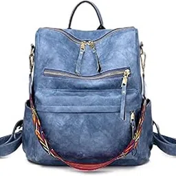Bonjour Women High Qulity PU Lather Multipurpose Backpack Handbag Purse, Travel Backpack Shoulder Bag for Ladies and Girls-picture-16