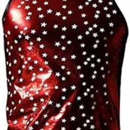 ZOOMELLA Men's Underwear Stars Vest Tops Red XL|Underwear| Underwear-picture-37
