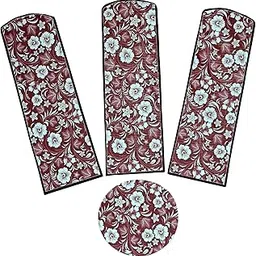 Crosia Craft Waterproof & Dustproof Three Blade Ceiling Fan Cover with Attachable Enclosure Set of 1 Fan Cover clr37-picture-45