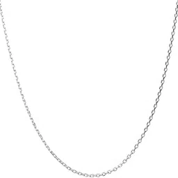 clara Anti-Tarnish 92.5 Sterling Silver Link Chain Necklace in 16 18 24 inches for Women & Girls-picture-12