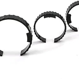 MERISHOPP 2 Pieces Dryer Hose Spare Rings Replacement Sturdy Fittings Connector Buckle Style B-image-22