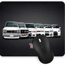Gadgets WRAP Mouse Pad Mouse Mat with Anti-Slip Base with Spill-Resistant for Laptop, MacBook Pro, Gaming Computer - Cars GTR-image-5