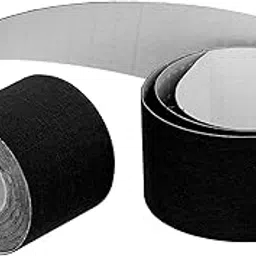 metw Breast Lift Tape, Double Sided Sweat‑Proof Breast Tape Roll Skin‑Friendly Invisible for Strapless Backless Dresses for Swimsuit(Black)-picture-52