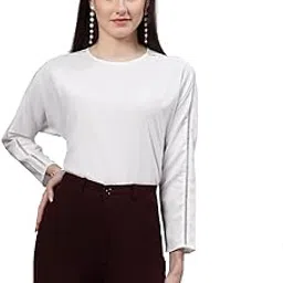 style quotient Women Solid Full Extended Sleeve Smart Fit top-picture-34