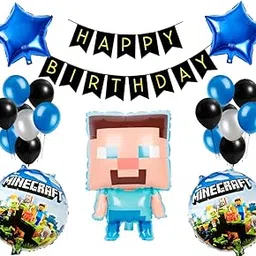 FI - FLICK IN 36 Pcs Birthday Decorations Set Gaming Theme Birthday Decorations (Pack of 36, Multicolor)-picture-10