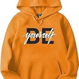 md enterprice Unisex Printed Stylish Hoodies - Trendy Casual Wear with Vibrant Patterns and Comfortable Fit for Men and Women (MD-beyourselfHOODIE-Parent)-picture-27