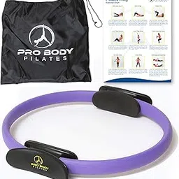 Pilates Ring - Superior Unbreakable Fitness Magic Circle for Toning Thighs, Abs and Legs (Purple) image 1