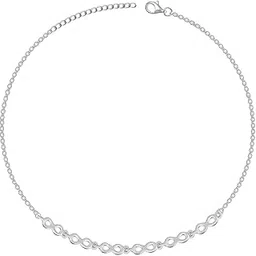 giva 925 Silver Infinite Joy Anklet,Single | Anklets for Women and Girls | With Certificate of Authenticity and 925 Stamp | 6 Months Warranty-picture-27