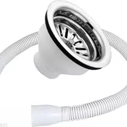 PVC Waste copling with Stainless stell jalifor Sink/wash Basin with PVC Waste Pipe-picture-28