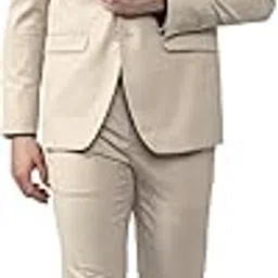 peter england Men's Polyester Blend Three Piece Suit-picture-26
