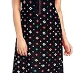 Shree Attire Latest Women's Pure Cotton Nightwear Casual Nighty (MAXIDRESS-KF2214 XL) Multicolour-picture-40