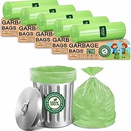Dustbin bags | trash bags | Garbage Bags – Extra Strong, Leak-Proof, Large Capacity for Home & Office,Durable Ideal for Waste Management & Household Use|75 Bags Green Large -Pack Of 5-picture-31
