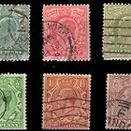 ISC~ Great Britain Old Stamps - 10 All Different, Old & Used Stamps, King Edward, King George & Queen Victoria Stamps, United Kingdom (England) Stamps, Genuine Postage Stamps ~ Stampex-picture-13