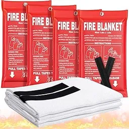 Andyssey Fire Blanket, Emergency Fire Blanket for Kitchen, 40” x 40” Fire Blanket for Home, Fiberglass Fire Blanket - 4 Pack-picture-46