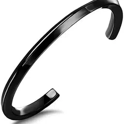 style kraft-jewellery Silver Bracelet for Men Girls Women Boys Fashionable Silver Bracelet for Boys Stainless Steel stylish Kada for Girls Cuff Bracelet Men Accessories Gift Bracelet-picture-59