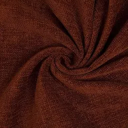 Encasa XO Solid Chenille Textured Fabric Decorative Soft Rich Cloth With Plain Colours For Sofa, Furnishing, Upholstery, Curtains, Cushions And Craft (Rust Orange, 39"X55"/100X140 Cm - 1 Meter) image 1
