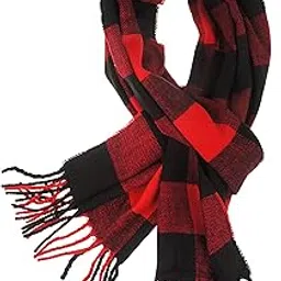 vivian & vincent Womens Mens Boys Girls Soft Light Weight Plaid Cashmere Scarf-picture-50