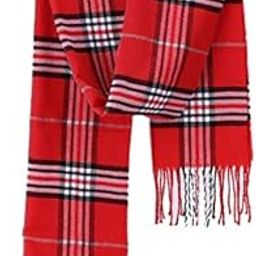 alexvyan Fashions Winter Muffler Cum Scarves Cum Stoles Woolen Men and Women's Casual Soft And Warm (Red)-picture-0