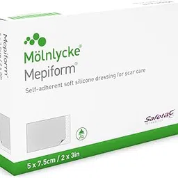 Mepiform® Reusable Scar Heal Silicone Gel Sheet Tape, Keloid & Acne Scar Treatment, 5x7.5 cm-picture-25