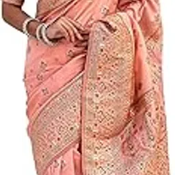sgf11 Women's Kanjivaram Pure Soft Silk Saree With Unstitched Blouse Piece-picture-41