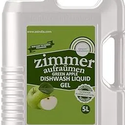 Zimmer Aufraumen ORGANIC DISHWASH LIQUID GEL 5 L – GREEN APPLE & NEEM. REMOVES TOUGH GREASE, OIL, GRIME AND ODOR/SMELL. PLANT-BASED. pH BALANCED. GENTLE ON SKIN. ECO-FRIENDLY, KIDS & PETS SAFE.-image-6