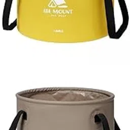 TRENDYNEST 2Pcs Collapsible Bucket 10L Water Storage Bag for Outdoor | Water Carriers & Jerrycans | Water Bottles & Hydration | Camping & Hiking | Outdoor Sports | Sporting Goods-image-6