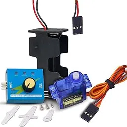 Electronic Spices Combo 3-in-1 Servo Motor Kit | SG90 Micro Servo + Digital Multi Servo Tester + AA 4 Cell Battery Holder | Compatible for Robotics Kits and DIY Projects-image-5