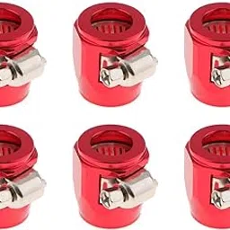 Enakshi® 6 Set Aluminum Car AN8 Hose End Finisher Fuel Oil Water Line Clip Clamp Red|Parts & Accessories | Performance & Racing Parts | Auto Performance Parts | Fuel Systems | Hoses Lines & Fittings-image-11