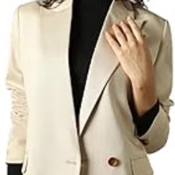 high star clothing High Star Women Solid Longline Length Oversized Notch Lapel Collar Full Sleeve Blazer-picture-28