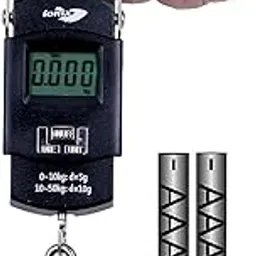 elvana Weight Machine | Weight Machine for Luggage Weight | Weight Scale | Luggage Weighing Scale | Electronic Portable Fishing Hook Type Digital LED Screen Luggage Weighing Scale, 50 kg | (Black)-picture-33