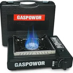 GASPOWOR 1-Burner Butane Stove included a Windblocker,10000 BTU Gas Stove Portable with Case, Automatic ignition Camping Stove,Portable Gas Stove,Precise Flame Control,Gas Burner for Cooking Outdoor-image-81