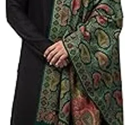 tweedle Men’s Jamawar Weave Soft Woolen Shawl/Stole with Ambi Jaal Design (40 x 80 inches)-picture-28
