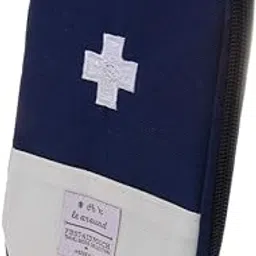 Dhruheer Multicolored Emergency First Aid Kit Pouch | Multi-Layer Travel Medicine Pouch (Empty) (Small)-picture-16